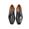 GRANDMARK penny loafer men's dress shoes, top view, white background