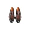GRANDMARK penny loafer men's dress shoes, top view, white background