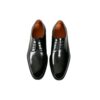 GRANDMARK classic derby men's dress shoes, top view, white background