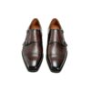 double-monk-strap-main-2 GRANDMARK double monk strap men's dress shoes, three-quarter view, white background