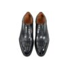 embossed-toe-cap-toe-oxford-top-1 GRANDMARK cap-toe oxford men's dress shoes, top view, white background