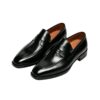 plain-penny-loafer-main-1 GRANDMARK penny loafer men's dress shoes, three-quarter view, white background