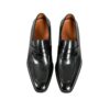 plain-penny-loafer-top-1 GRANDMARK penny loafer men's dress shoes, top view, white background