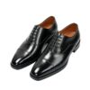 GRANDMARK cap-toe oxford men's dress shoes, three-quarter view, white background