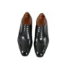 GRANDMARK cap-toe oxford men's dress shoes, top view, white background