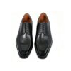 textured-apron-derby-top-1 GRANDMARK apron derby men's dress shoes, top view, white background
