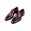 GRANDMARK wholecut oxford men's dress shoes, three-quarter view, white background