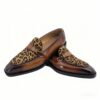 Leopard-Print Horsebit Loafer detail, model 2602