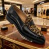 Leopard-Print Horsebit Loafer detail, model 2602
