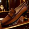 2801-113-5 Polished Horsebit Dress Loafer detail, model 2801-113