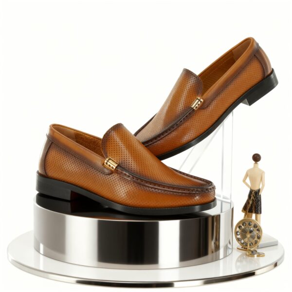 Perforated Venetian Loafer detail, model 2881-12