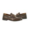 Ostrich-Print Horsebit Loafer detail, model 2881-13
