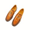 Ostrich-Print Horsebit Loafer detail, model 2881-13