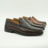Ostrich-Dot Penny Loafer detail, model 2881-20