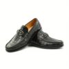 Croc-Embossed Horsebit Loafer detail, model 2881-24