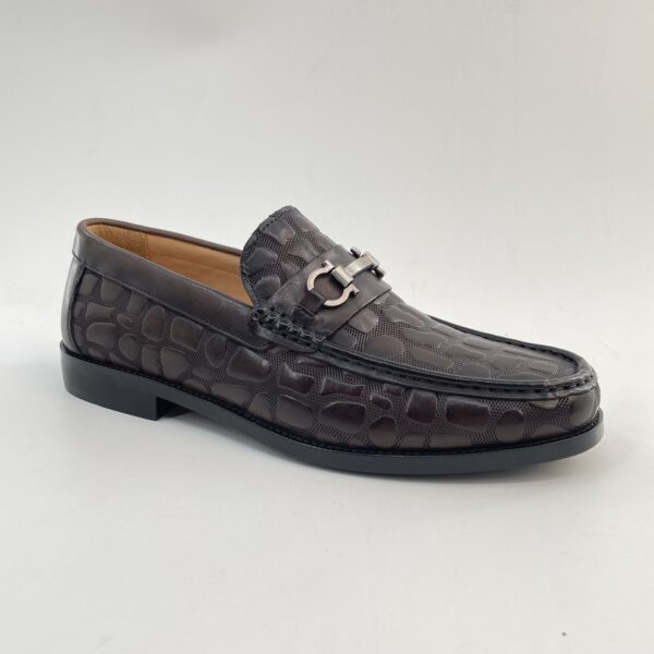 Deep-Croc Horsebit Loafer detail, model 2881-26