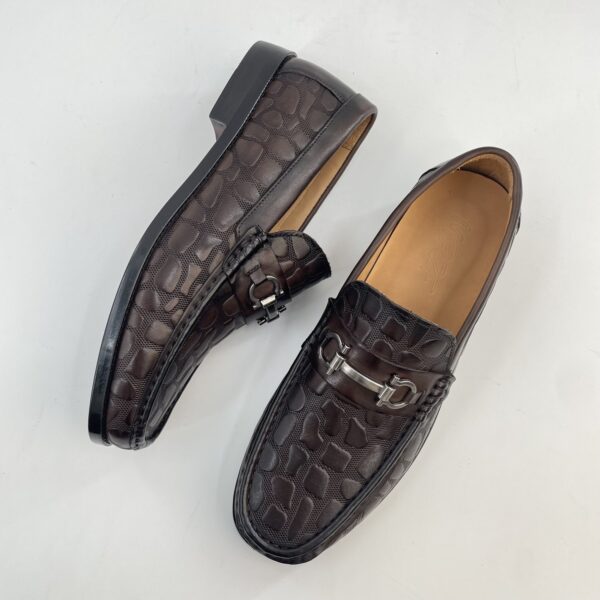 Deep-Croc Horsebit Loafer detail, model 2881-26