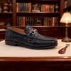 Deep-Croc Horsebit Loafer detail, model 2881-26