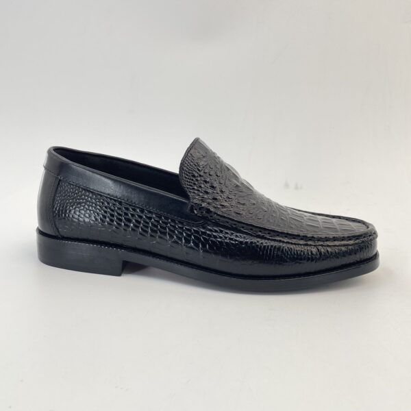 Croc-Embossed Slip-On Loafer detail, model 2881-29