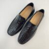 Croc-Embossed Slip-On Loafer detail, model 2881-29