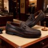 Museum-Croc Horsebit Loafer detail, model 2881-30