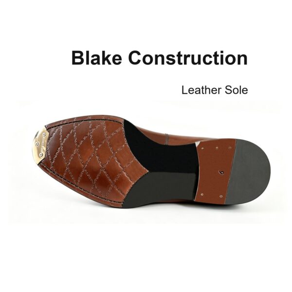 Brogue Tassel Loafer leather sole, Blake construction