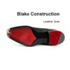 Double Monk Strap sole 1 Double Monk Strap leather sole, Blake construction