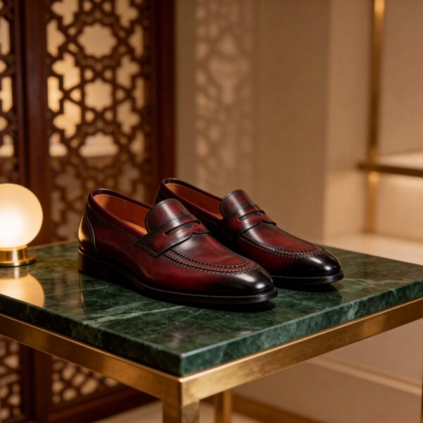 Hand-Patina Penny Loafer men's formal leather dress shoe, GRANDMARK promotional photo