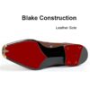Polished Wingtip Oxford leather sole, Blake construction