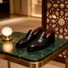 Round-Toe Penny Loafer men's formal leather dress shoe, GRANDMARK promotional photo