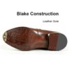 Round-Toe Penny Loafer leather sole, Blake construction