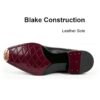 Semi-Brogue Cap-Toe Oxford leather sole, Blake construction