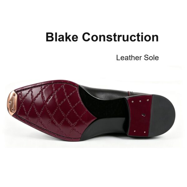 Semi-Brogue Cap-Toe Oxford leather sole, Blake construction