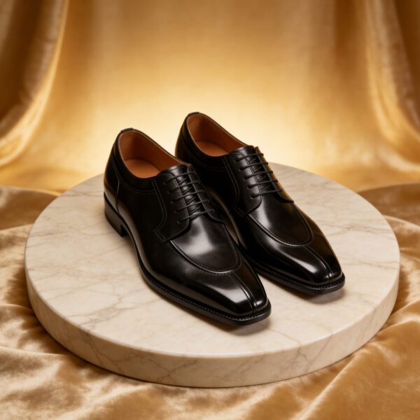 Split-Toe Derby men's formal leather dress shoe, GRANDMARK promotional photo Split-Toe Derby men's formal leather dress shoe, GRANDMARK promotional photo