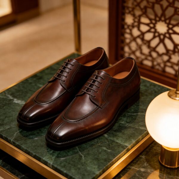 Split-Toe Derby men's formal leather dress shoe, GRANDMARK promotional photo Split-Toe Derby men's formal leather dress shoe, GRANDMARK promotional photo