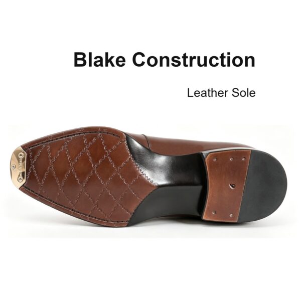 Split-Toe Derby sole 2 Split-Toe Derby leather sole, Blake construction