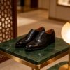 Straight Cap-Toe Oxford men's formal leather dress shoe, GRANDMARK promotional photo