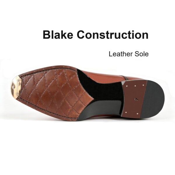 Straight Cap-Toe Oxford leather sole, Blake construction