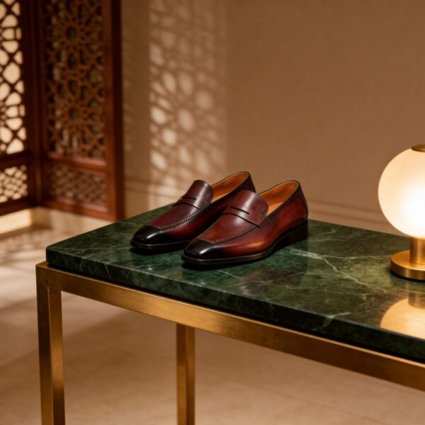 Venetian Loafer men's formal leather dress shoe, GRANDMARK promotional photo