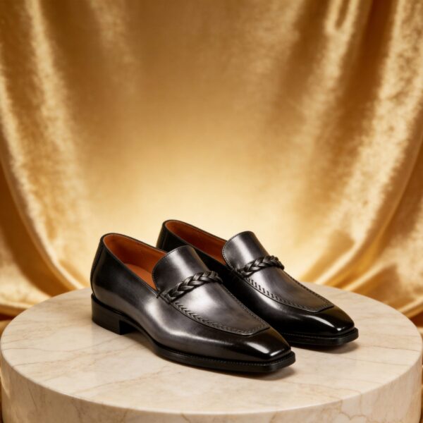 Venetian Loafer men's formal leather dress shoe, GRANDMARK promotional photo