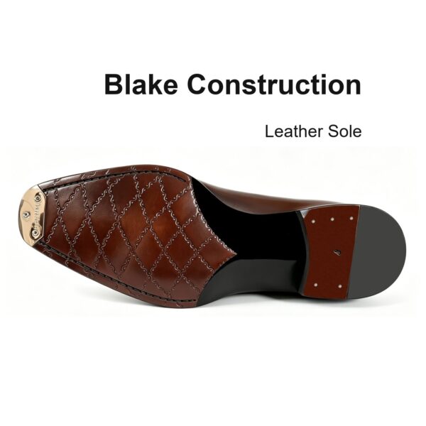 Wholecut Oxford leather sole, Blake construction